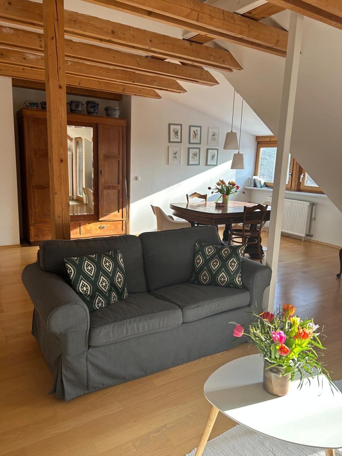 Grosse Wohnung Mit Dachterrasse In Starnberg Kültér fotó